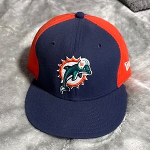 New Era Navy and Orange Hat